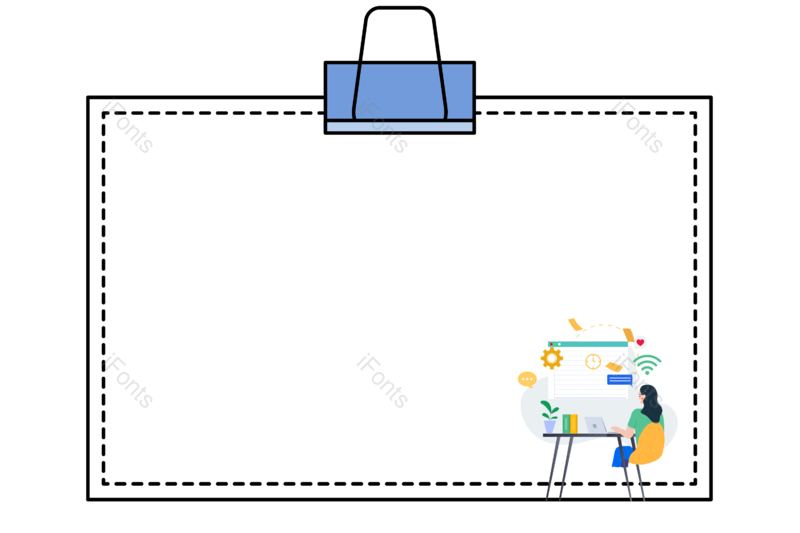 边框图片,学习元素,教育PNG,读书免抠素材
